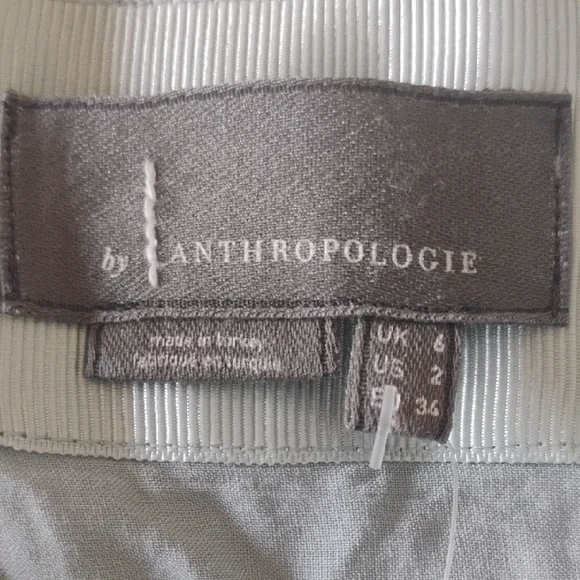 Anthropologie Light Sage Green Lace Midi Dress - Picture 3 of 4